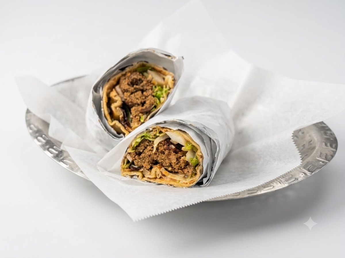 Beef Sheekh Kabab Roll