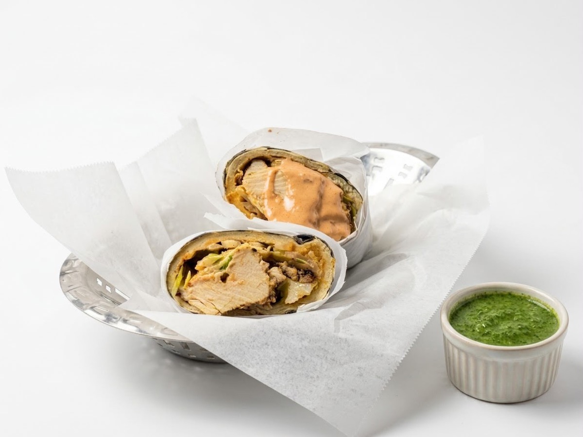 Chicken Malai Boti Roll