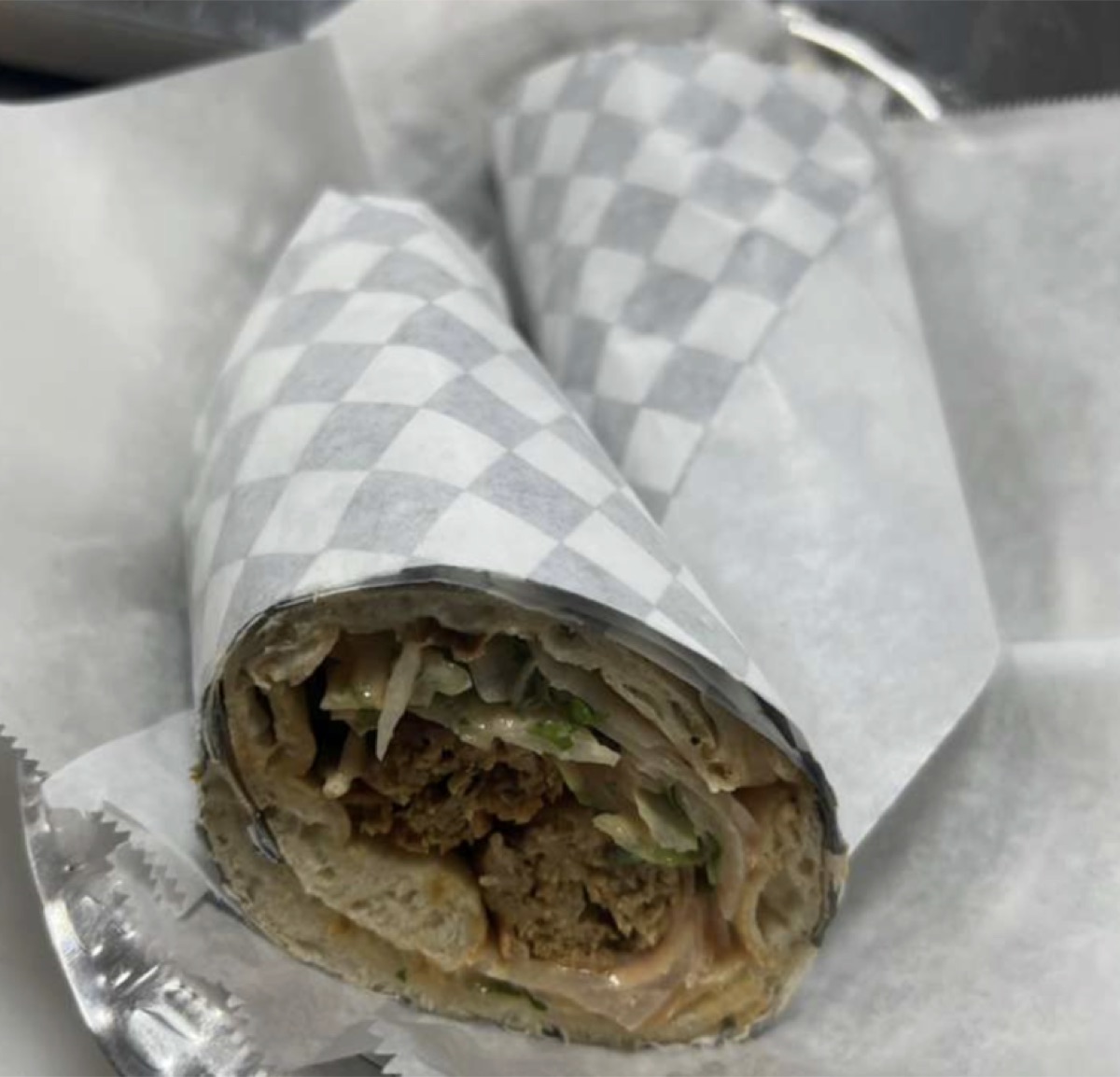Chicken Sheekh Kabab Roll
