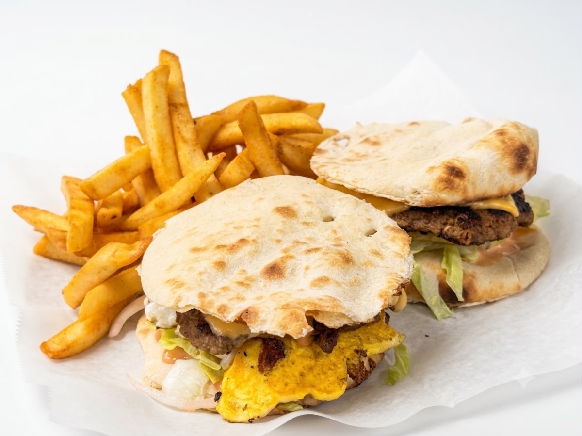 Naan Burger Combo